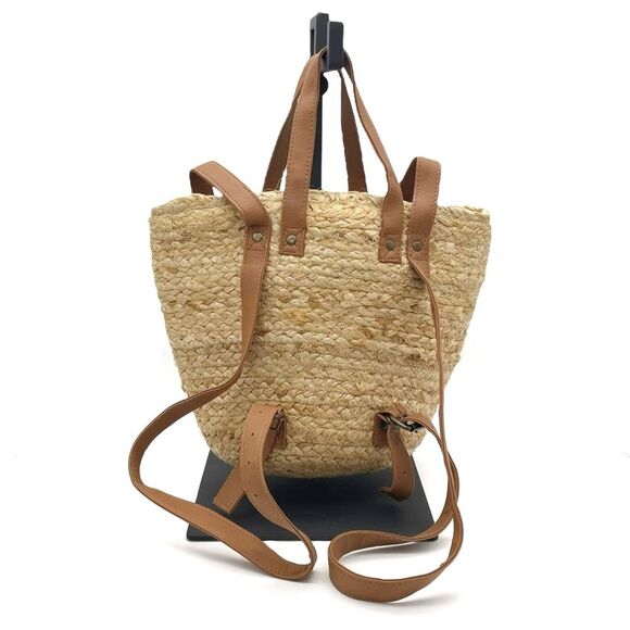 NWT XIX Palms Beachly The Shore Break Jute Insulated Picnic Cooler Backpack NEW - Picture 3 of 16
